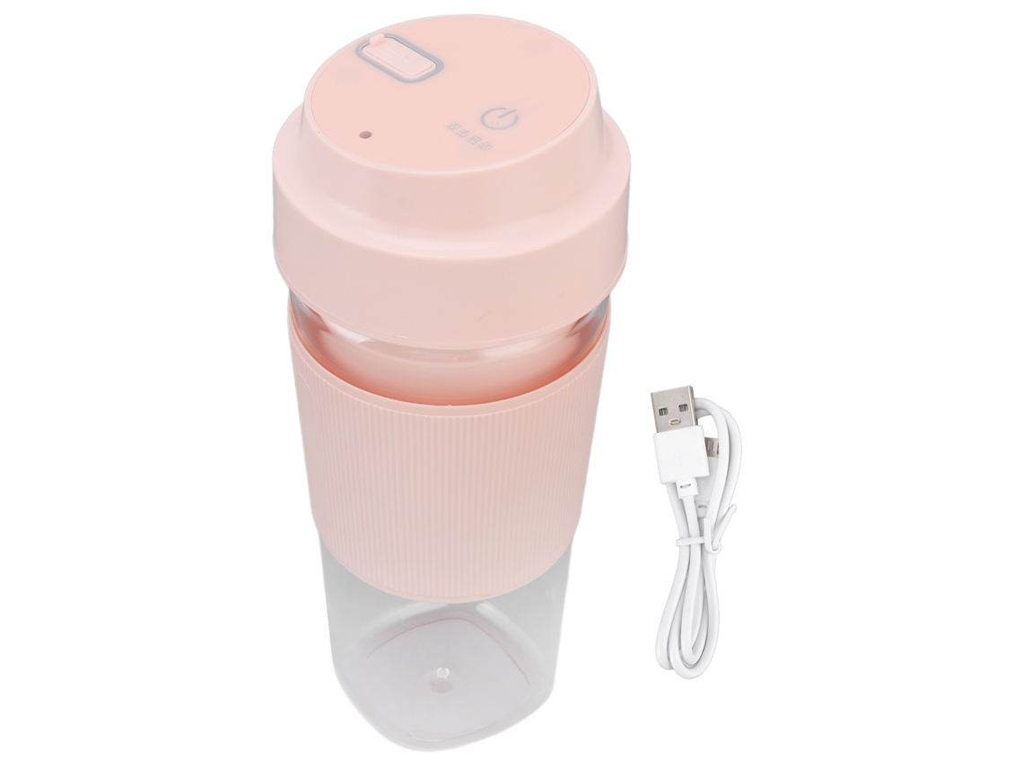 Exprimidor eléctrico portátil de 300 ml, batería de 1200 mAh, carga USB, seguro para la oficina, el hogar y los viajes.