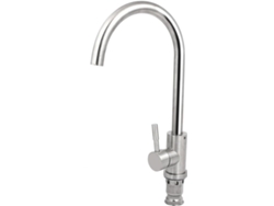Juego De Grifo Monomando Giratorio De Acero Inoxidable 304 Para Baño Y Cocina