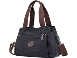 Bolsas De Lona Crossbody Para Mulheres, Bolsas De Bolsa Multicompartimento 