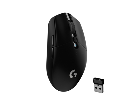 Ratón Gaming LOGITECH G305 Lighspeed Inalámbrico (12000 dpi - Inalámbrico - Negro)