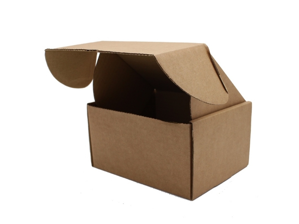 Caja Cartón Kraft Ecológica 20X15X10Cm GEOCAKES