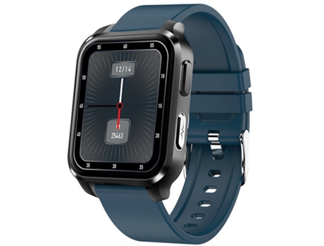 Smartwatch E90 Presión arterial Oxígeno en la sangre Monitoreo del sueño Deportes Impermeable Azul Silicona