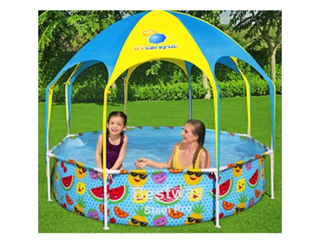 Piscina Desmontable Para Niños Steel Pro Uv Careful 244X51 cm BESTWAY