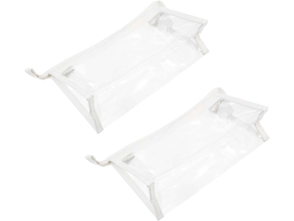 Juego de 2 estuches para lápices y bolígrafos, bolsa para material escolar, diseño de gran capacidad, ligera.