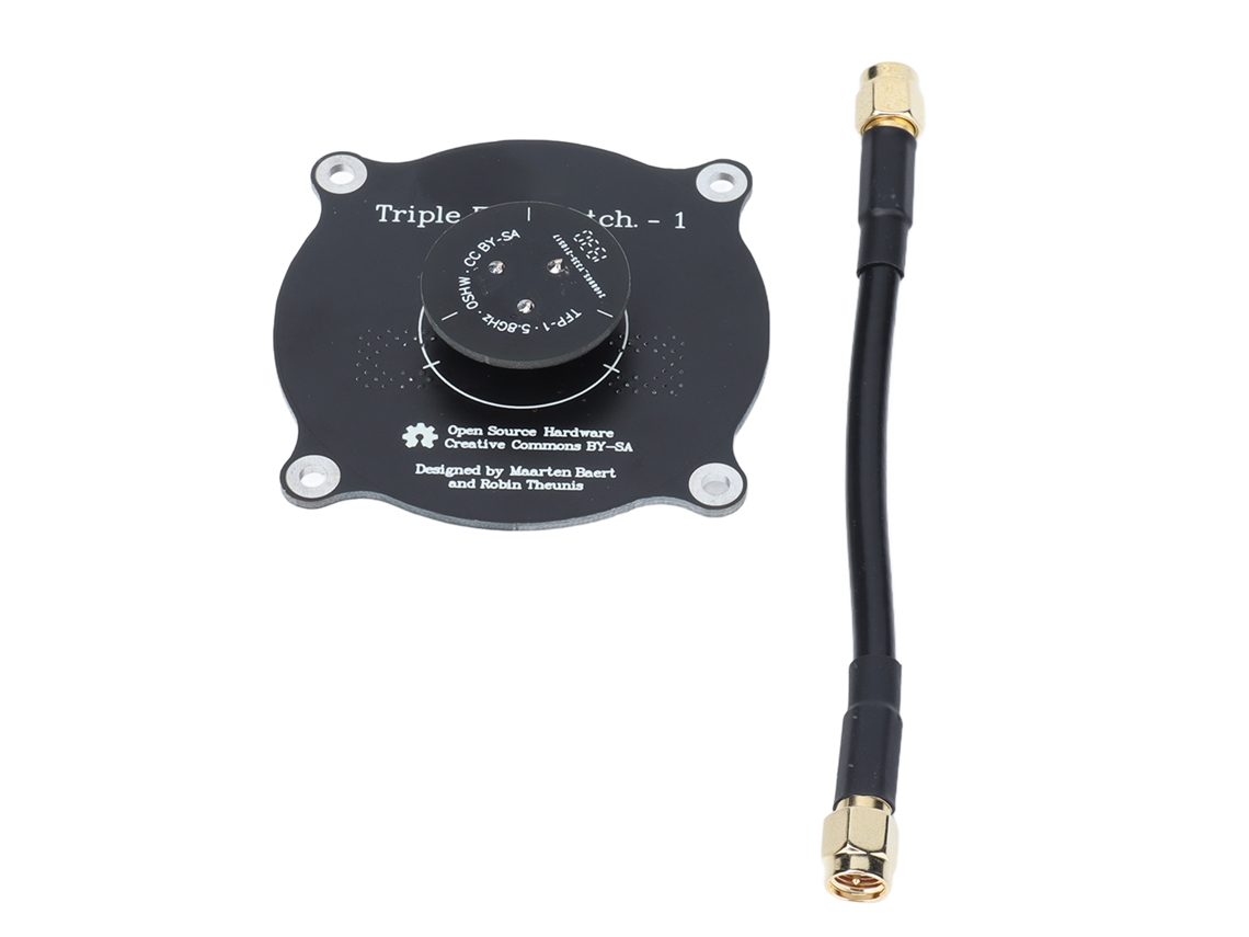 2026as-antena Patch De Triple Alimentación 5.8ghz Polarizada Circular Direccional Para Drones Fpv