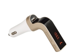 Transmissor Fm Bluetooth Yizhood G7 Blanco Hi-fi Viva-voz Blanco