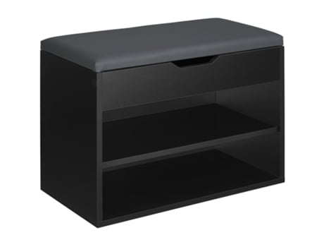 Banco TECTAKE Shoeira Caldo Jasmine 60X30X43.5Cm