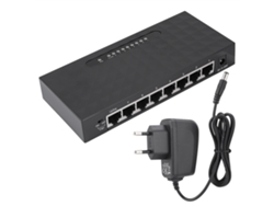 Conmutador De Red Inteligente De 8 Puertos 10/100/1000mbps Gigabit Ethernet Rj45 Plug And Play