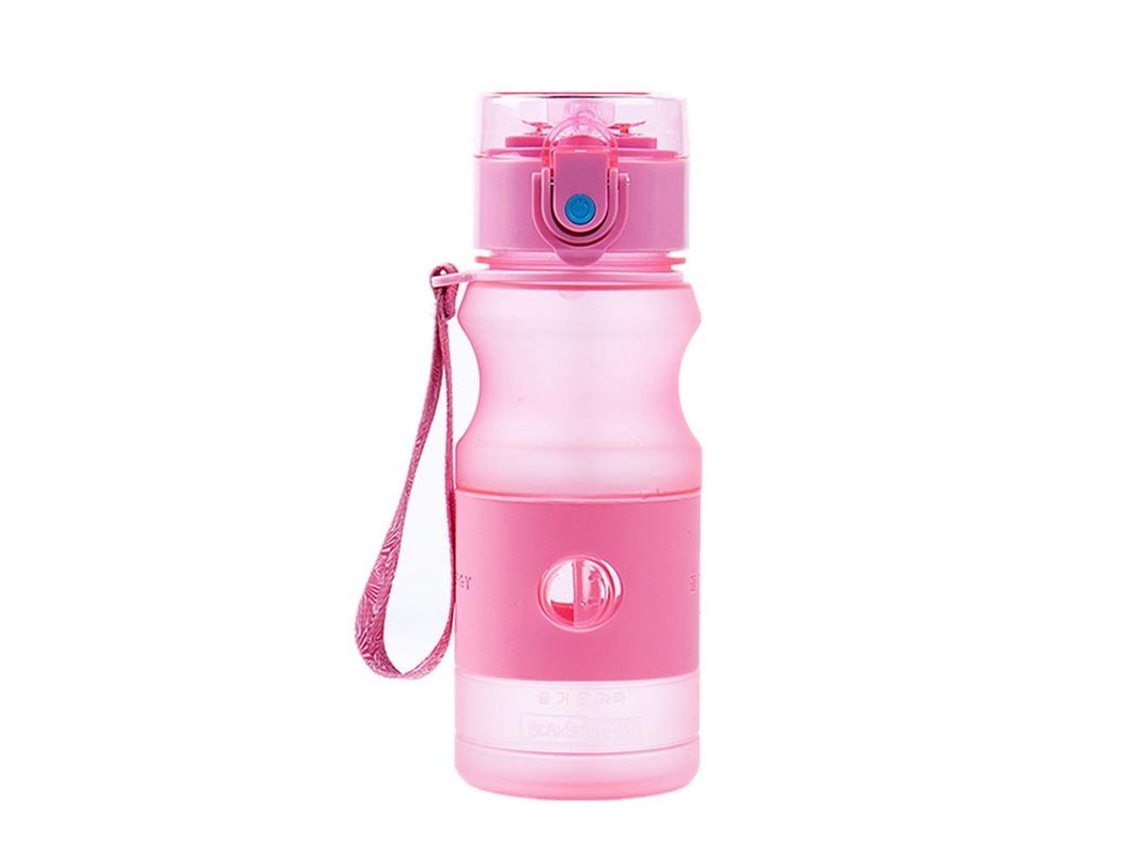 2026-23206-botella Deportiva Transparente Anti-fugas 420ml Para Deporte Outdoor Viaje Niños Adultos