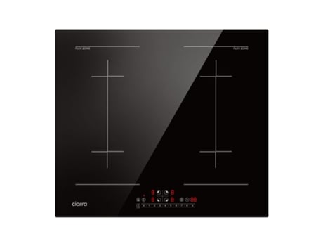 Placa de inducción CIARRA 4 fuegos 7200W Función Boost y 2 Zonas Flex 59cm CD4BFFBIH