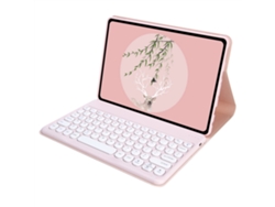 Funda con teclado para Lenovo Tab M10 Plus de 10,6 pulgadas (3.ª generación), con teclado Bluetooth (rosa) Cuich
