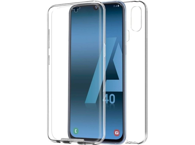 Funda Samsung Galaxy A40 COOL Silicona 3D Transparente