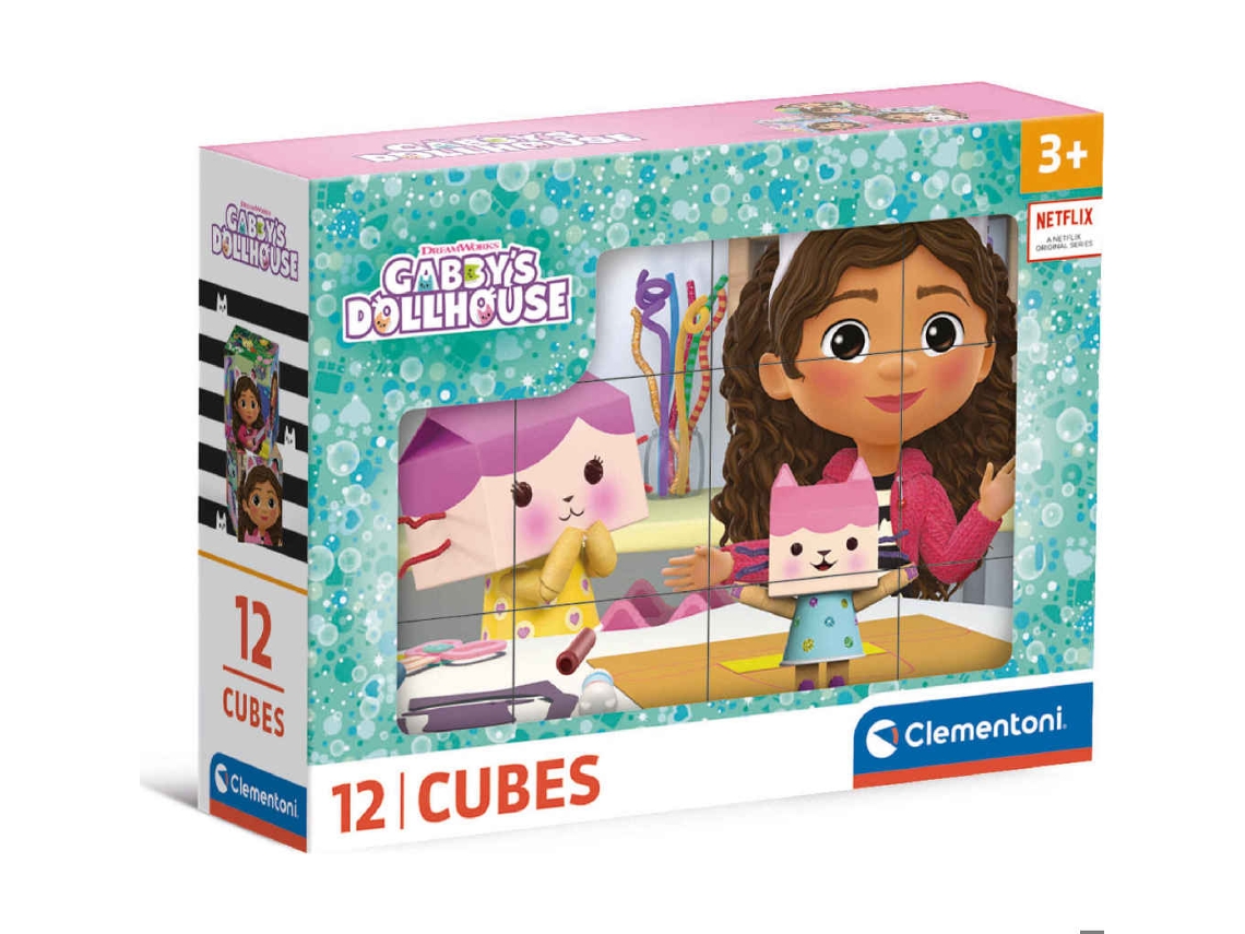 Casa de Muñecas Gabby 12 Cubos CLEMENTONI