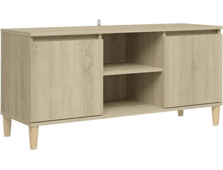 Mueble para la televisión VIDAXL Marrón Madera contrachapada (103.5x35x50 cm)