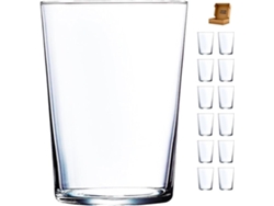 12 Vasos De Sidra 50cl - Pack De Vasos Para Agua Y Bebidas, Ligeros Y Resistentes (transparente, 50 Cl)