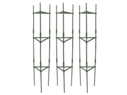 Jaulas triangulares para tomates para jardín y macetas de 120 cm