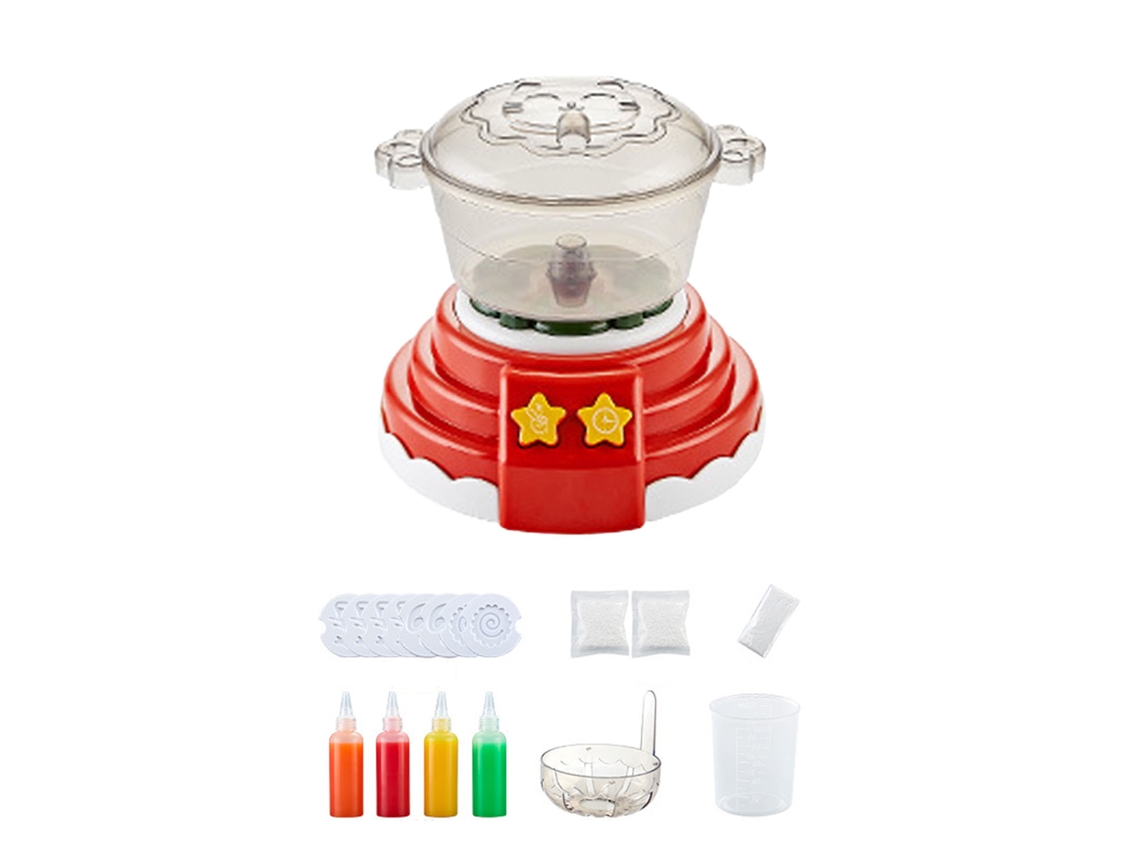 Olla De Juguete Para Niños Con Sonido, Luz Y Burbujas De Simulación, Color Rojo.