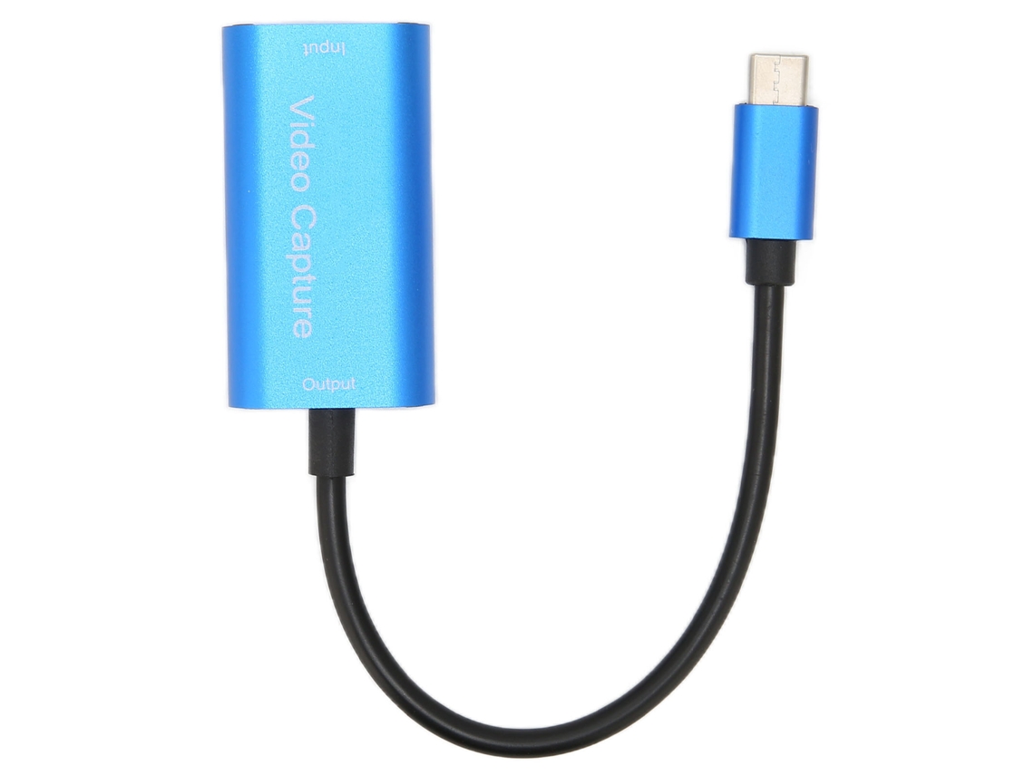 Placa De Captura De Vídeo 4k 1080p Para Gravação E Transmissão Ao Vivo De Jogos No Pc Com Conexão Usb-c