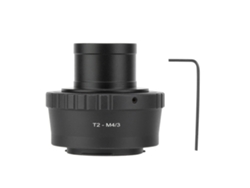 NEVEANCE Adaptador de Montura T2-M4/3, Anillo Metálico de 1,25 pulgadas para Cámara Olympus M4/3