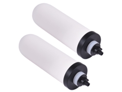 2 Filtros De Cera Con Carbón Activado Compatibles Con Sistemas De Filtración De Agua Por Gravedad.