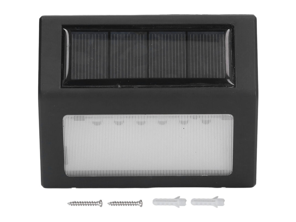 Aplique Solar De Pared Con 6 Led Y Función Automática De 10.000 Horas De Duración.