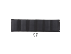 Panel solar portátil plegable de 15 W, silicio monocristalino, 5 V, carga rápida para autocaravanas y teléfonos móviles.