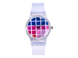 Reloj Analógico De Cuarzo Con Correa De Cuero Y Aleación Ligera - Regalo Informal De Moda Para Mujer (rosa)