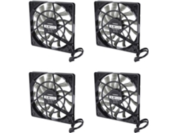 4 Ventiladores Silenciosos Delgados De 12 Mm De Grosor (120 X 120 X 12 Mm) Para Ordenador De Sobremesa De 12 V.