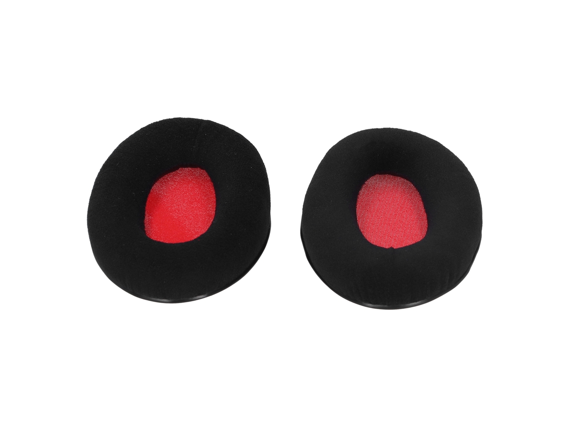 Almofadas De Substituição Para Fones Hyperx Cloud Ii Khx-hscp Orelhas Confortáveis Pu+espuma Vermelho Texturizado