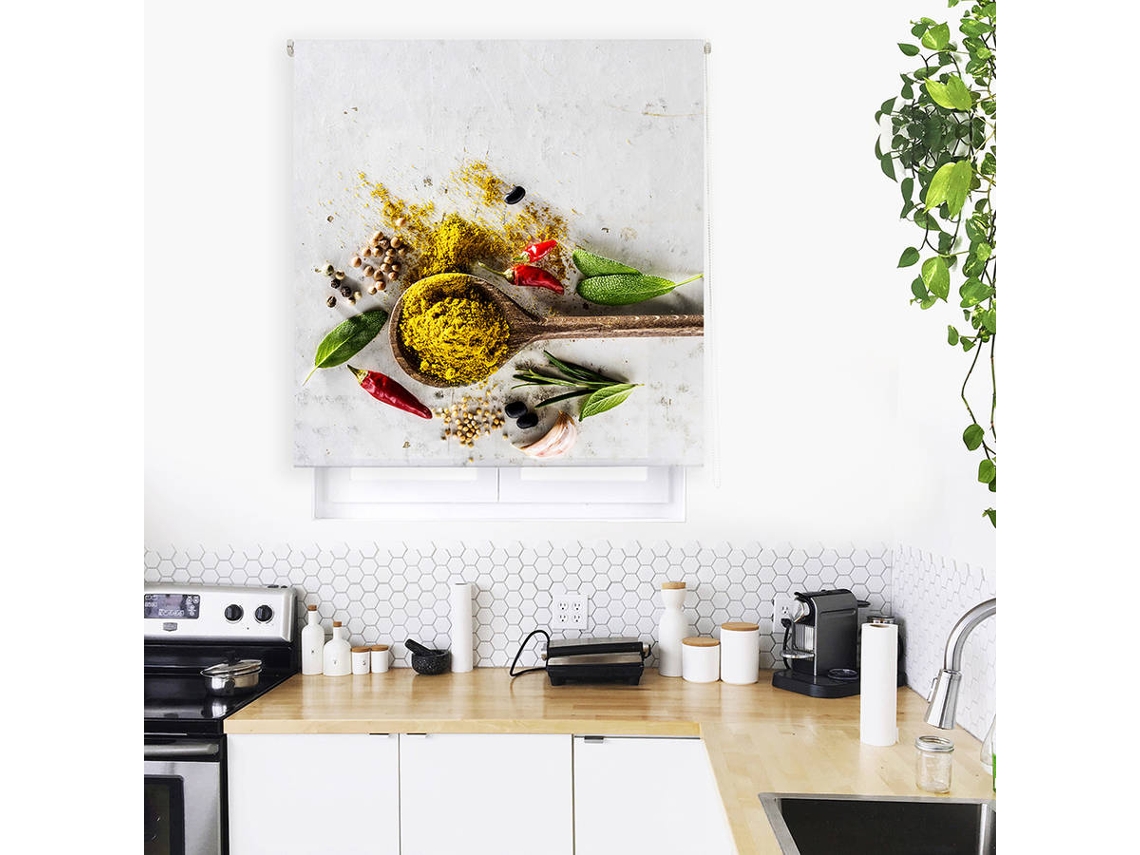Estor Enrollable HAPPYSTOR Estampado Digital Cocina HSCCExc058002 200x180 cm