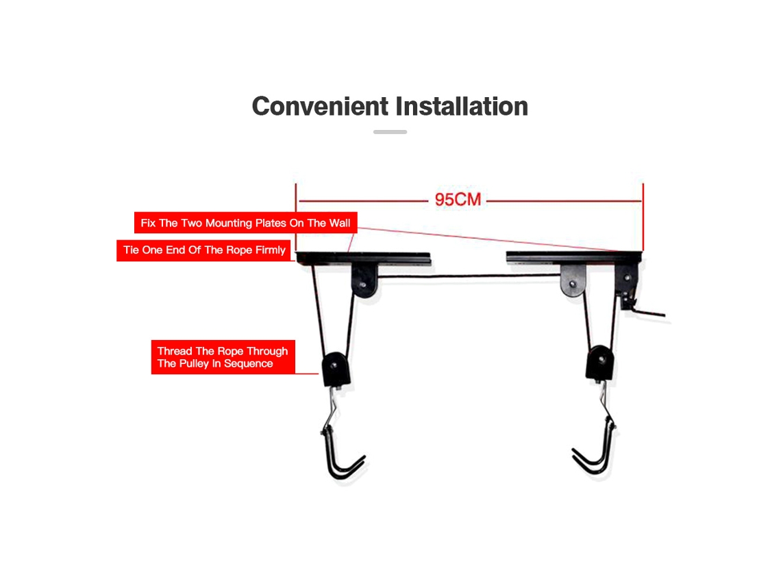 Estante De Almacenamiento De Acero Para Bicicletas De Fácil Instalación, Ideal Para Garaje, Apto Para Bicicletas De Montaña, De Carretera, Tipo Maletín Y Bicicletas Infantiles.