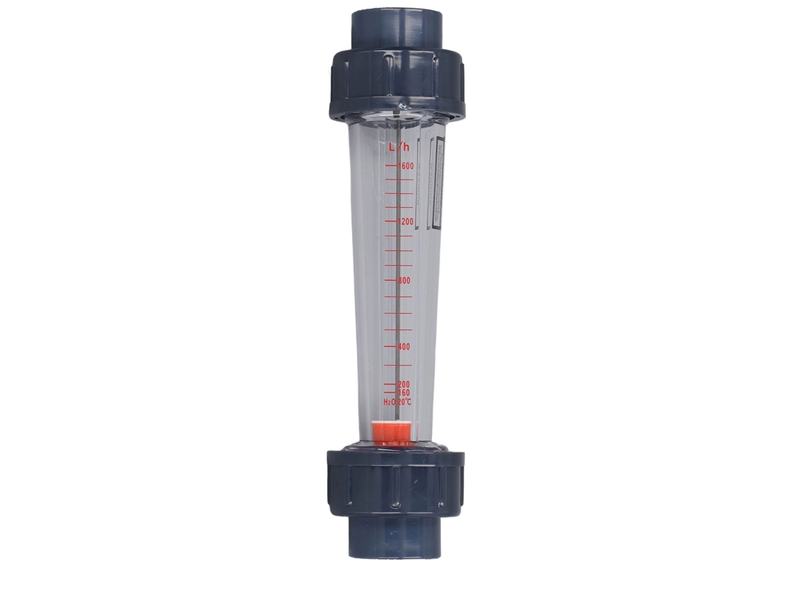 Caudalímetro De Tubo De Plástico De Alta Precisión Resistente A Ácidos Y Álcalis, 160-1600 L/h