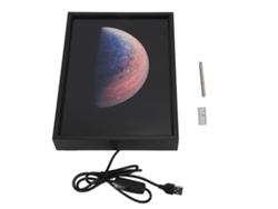 Lámpara De Noche Con Altavoz Usb Bluetooth 5.3, Lámpara De Mesa De Aluminio De 3 W Para Dormitorio Y Decoración Del Hogar.
