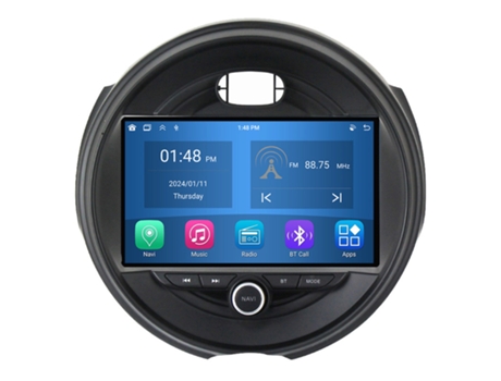 Autoradio 4GB RAM64GB ROM ROVERONE para BMW Mini Cooper 2010 - 2016 CarPlay Android Coche Radio Bluetooth Navegación