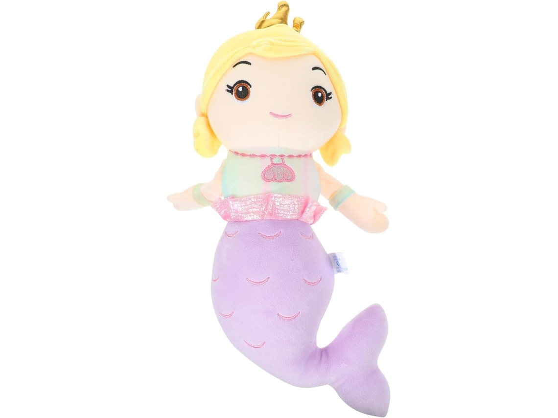 Muñeco De Peluche De Sirena De 40 Cm, Ligero, De Algodón Pp, Suave Y Achuchable, Regalo Colorido.