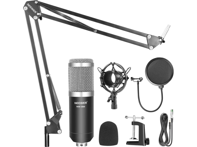 Kit Micrófono condensador NEEWER 40091937 (Negro)