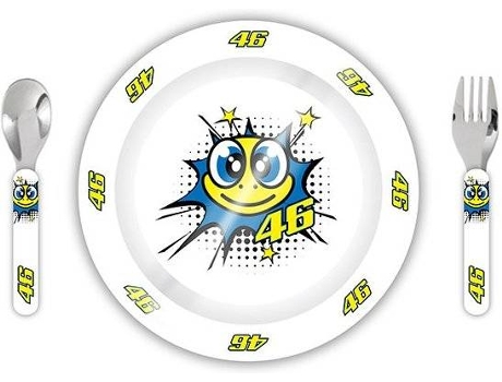 Juego de comida VR46 para Niño Tortuga Blanco