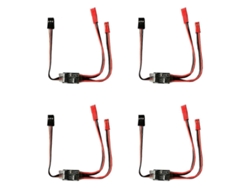Juego de 4 interruptores electrónicos de control remoto de alta corriente de 20 A y 3-30 V para modelos aéreos