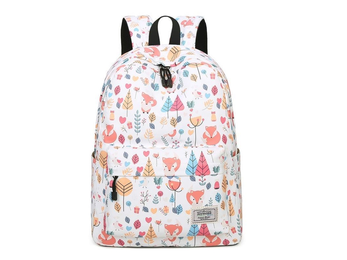 2026-mochila Escolar Impermeable Para Niñas Con Patrón De Zorro Estilo Leisure Bolsa Para Estudiantes