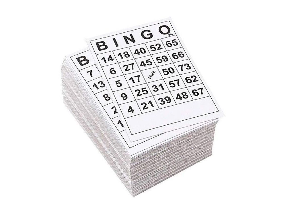Cartones De Bingo Clásicos - Divertido Juego Familiar Para Adultos Y Niños - 40 Hojas De Papel - Calidad Garantizada