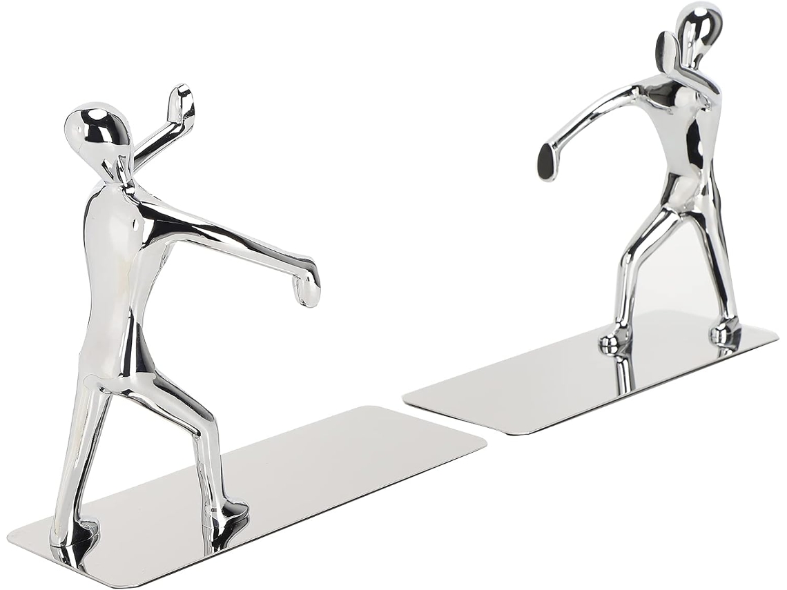 Sujetalibros De Metal Con Forma De Dibujos Animados, Sirve Como Un Organizador Resistente Para El