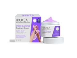 Crema calmante para la piel con violetas