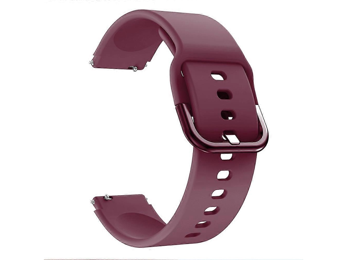 Correa de silicona con hebilla galvanizada para Xiaomi Mi Watch (blanca)