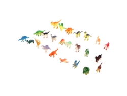 24 Piezas Figuras De Dinosaurios Con Detalles Reales Juego De Juguetes Interactivos De Plástico Para Niños Y Bebés
