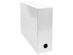 Caja de Archivo EXACOMPTA Iderama Cartón 90 Mm Blanco