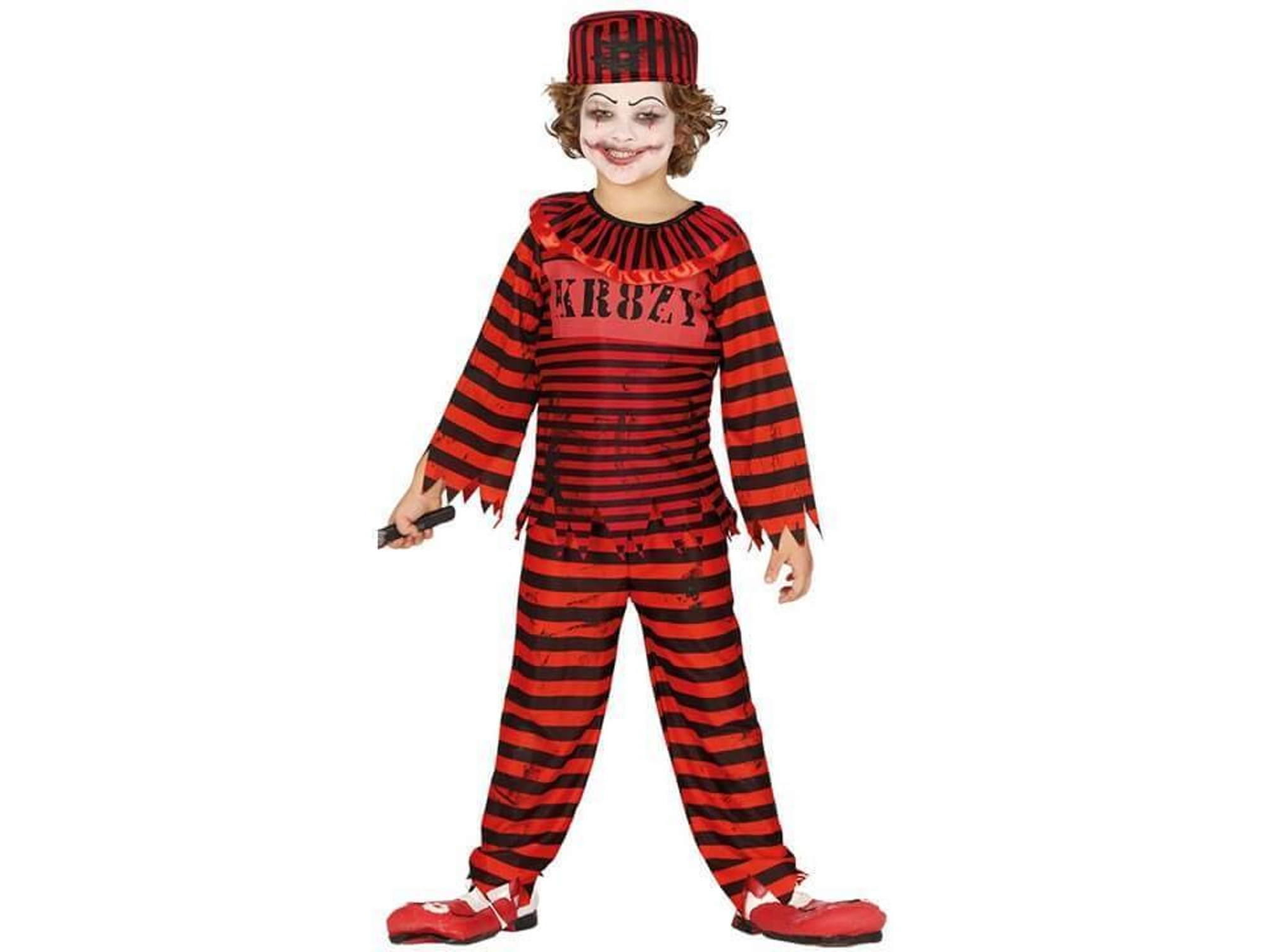 Disfraz de Niño DISFRAZZES Payaso Preso (Talla: 10 a 12 años)