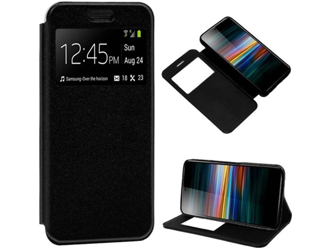 Funda Sony Xperia L3 COOL Flip Negro