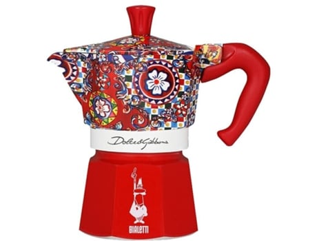 Cafetera Moka BIALETTI D&G - Rojo