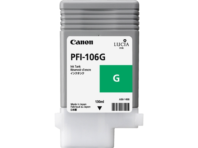Cartucho de tinta Original CANON PFI-106 VERDE FOTO 130ML