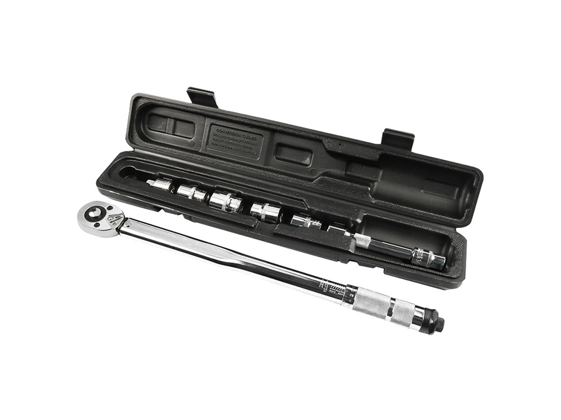Juego de llaves dinamométricas ajustables 20d26n de 1/2 y 3/8 pulgadas, 28 210 N·m, herramienta manual para reparación de automóviles, bicicletas y motocicletas.
